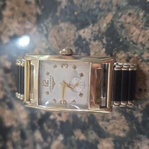Longines mens 1953 Watch wlth spiedel adjustable strap- non working 10kg filled